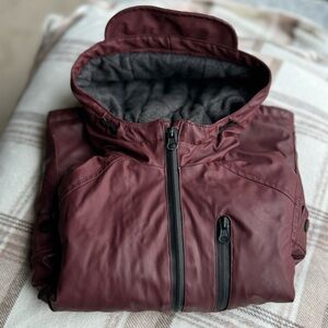Zara Boys Maroon Raincoat (4T)
